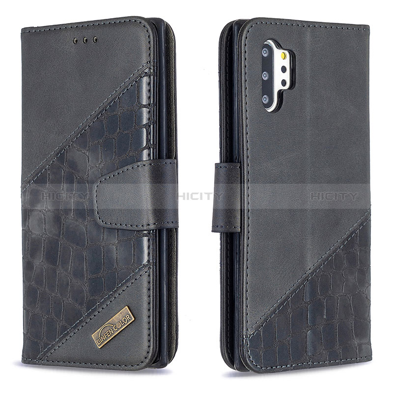 Funda de Cuero Cartera con Soporte Carcasa B03F para Samsung Galaxy Note 10 Plus 5G