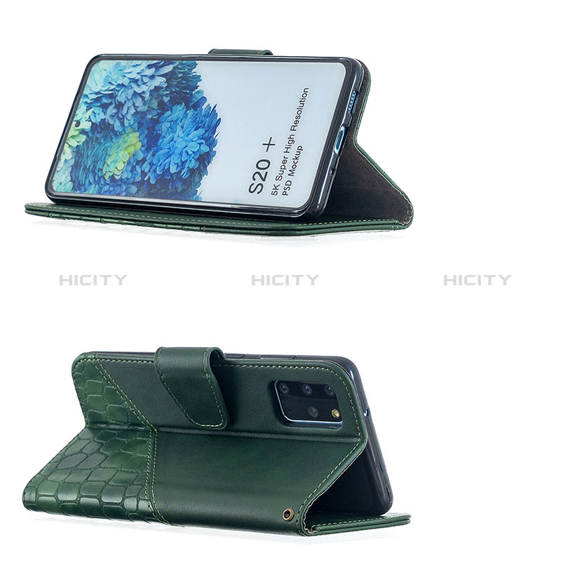 Funda de Cuero Cartera con Soporte Carcasa B03F para Samsung Galaxy S20 Plus 5G