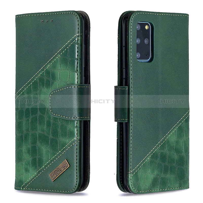 Funda de Cuero Cartera con Soporte Carcasa B03F para Samsung Galaxy S20 Plus