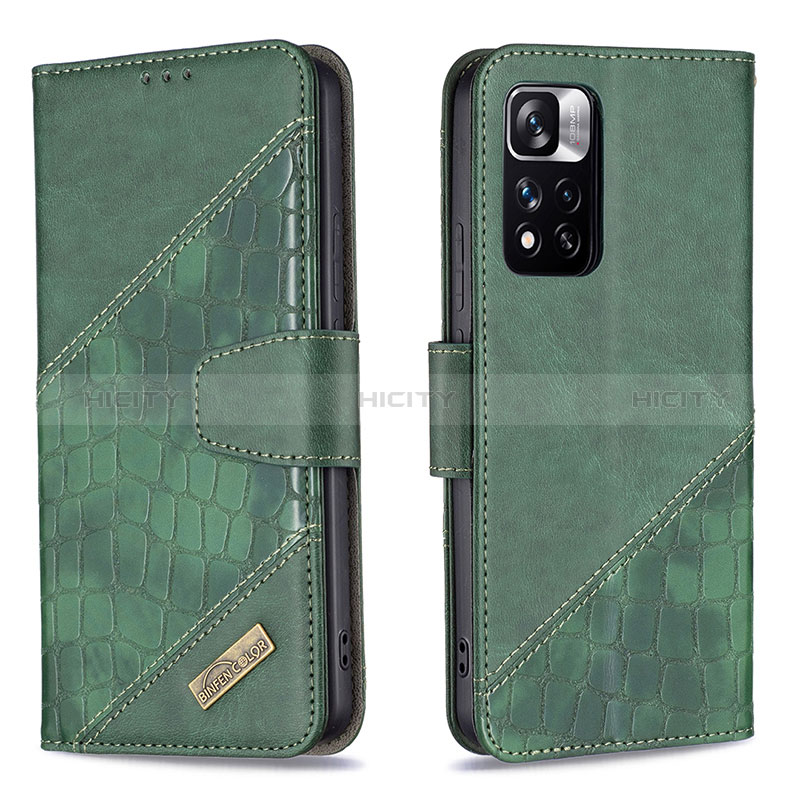 Funda de Cuero Cartera con Soporte Carcasa B03F para Xiaomi Mi 11i 5G (2022)