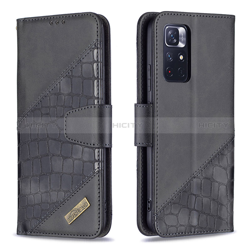 Funda de Cuero Cartera con Soporte Carcasa B03F para Xiaomi Poco M4 Pro 5G