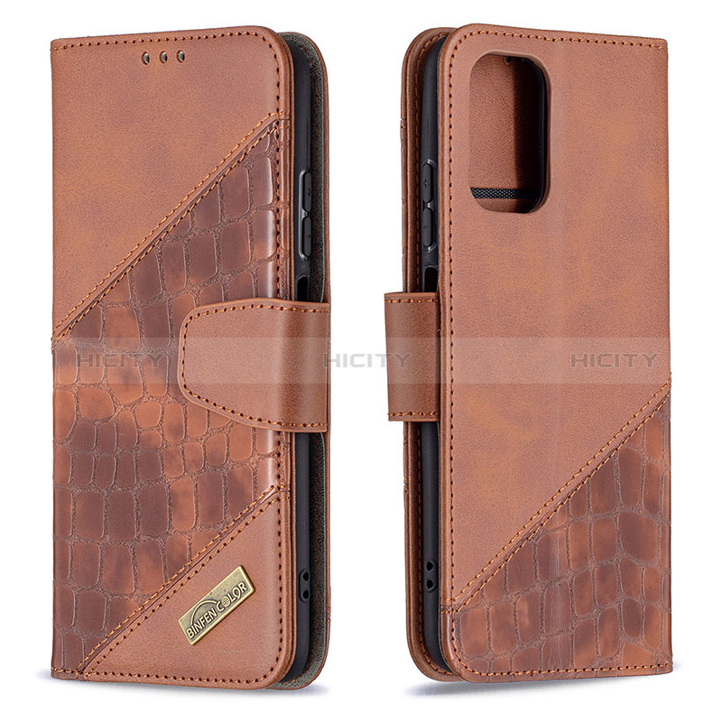 Funda de Cuero Cartera con Soporte Carcasa B03F para Xiaomi Poco M5S