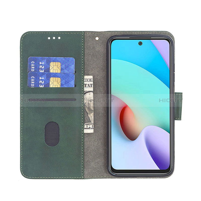 Funda de Cuero Cartera con Soporte Carcasa B03F para Xiaomi Redmi 10 (2022)