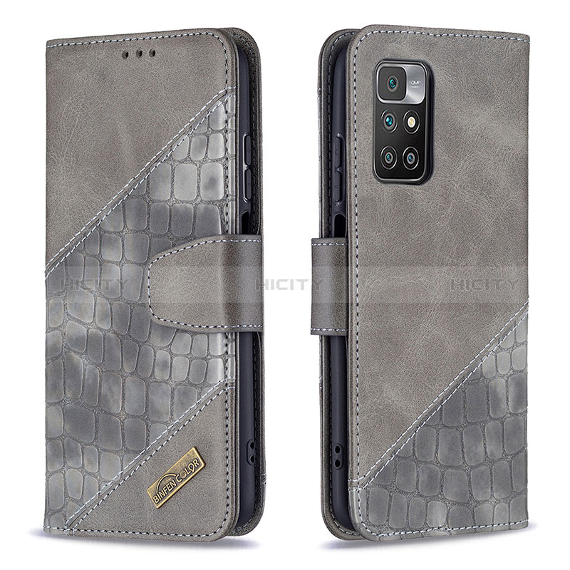 Funda de Cuero Cartera con Soporte Carcasa B03F para Xiaomi Redmi 10 4G