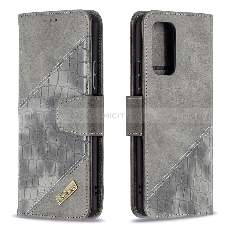 Funda de Cuero Cartera con Soporte Carcasa B03F para Xiaomi Redmi Note 10 Pro 4G