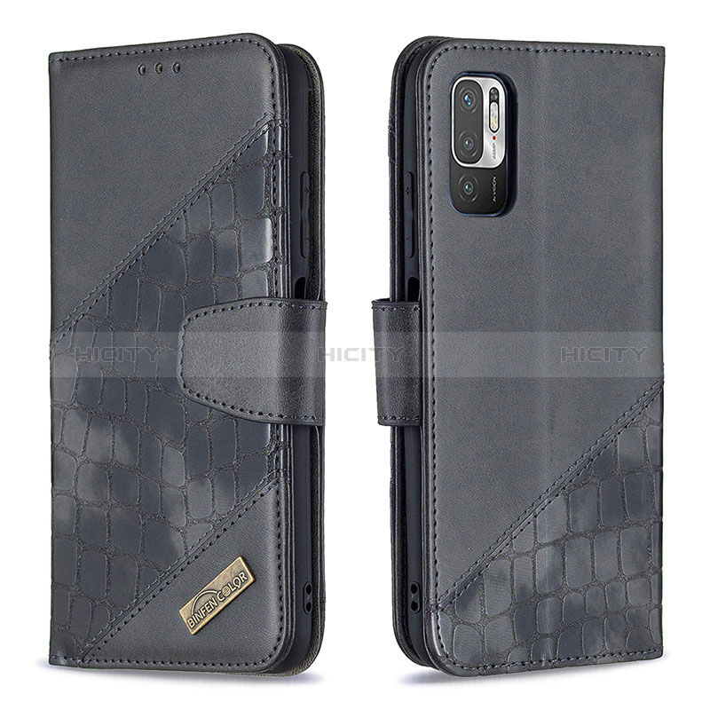 Funda de Cuero Cartera con Soporte Carcasa B03F para Xiaomi Redmi Note 10T 5G