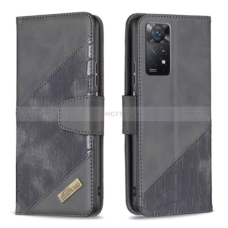 Funda de Cuero Cartera con Soporte Carcasa B03F para Xiaomi Redmi Note 11 Pro 4G