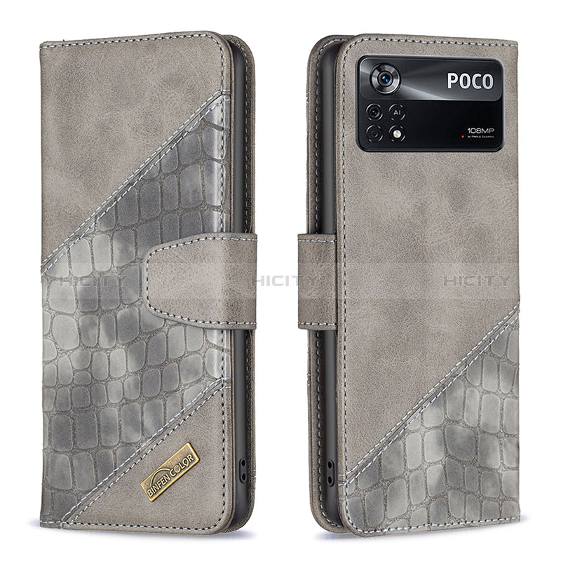 Funda de Cuero Cartera con Soporte Carcasa B03F para Xiaomi Redmi Note 11E Pro 5G