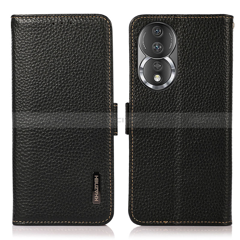 Funda de Cuero Cartera con Soporte Carcasa B03H para Huawei Honor 80 5G