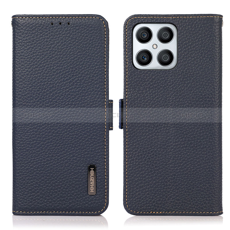 Funda de Cuero Cartera con Soporte Carcasa B03H para Huawei Honor X8 4G