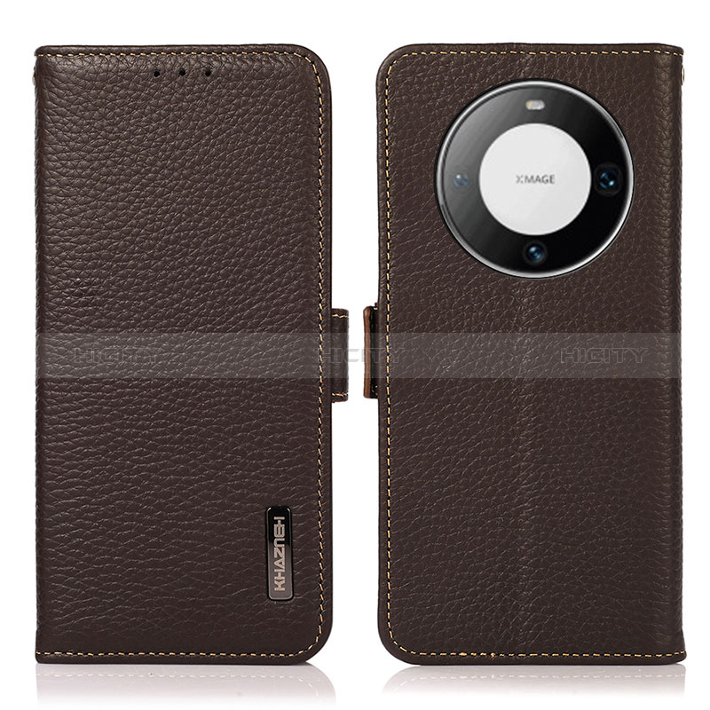 Funda de Cuero Cartera con Soporte Carcasa B03H para Huawei Mate 60