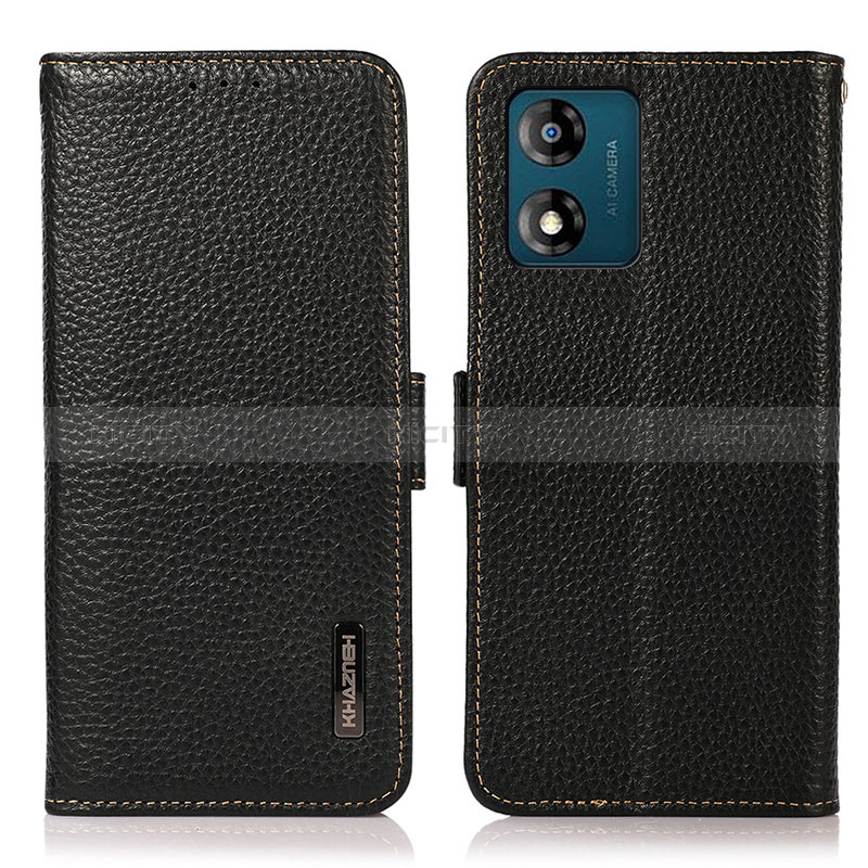 Funda de Cuero Cartera con Soporte Carcasa B03H para Motorola Moto E13