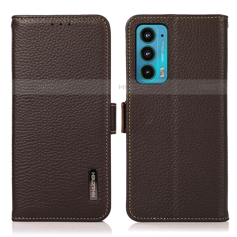 Funda de Cuero Cartera con Soporte Carcasa B03H para Motorola Moto Edge 20 5G