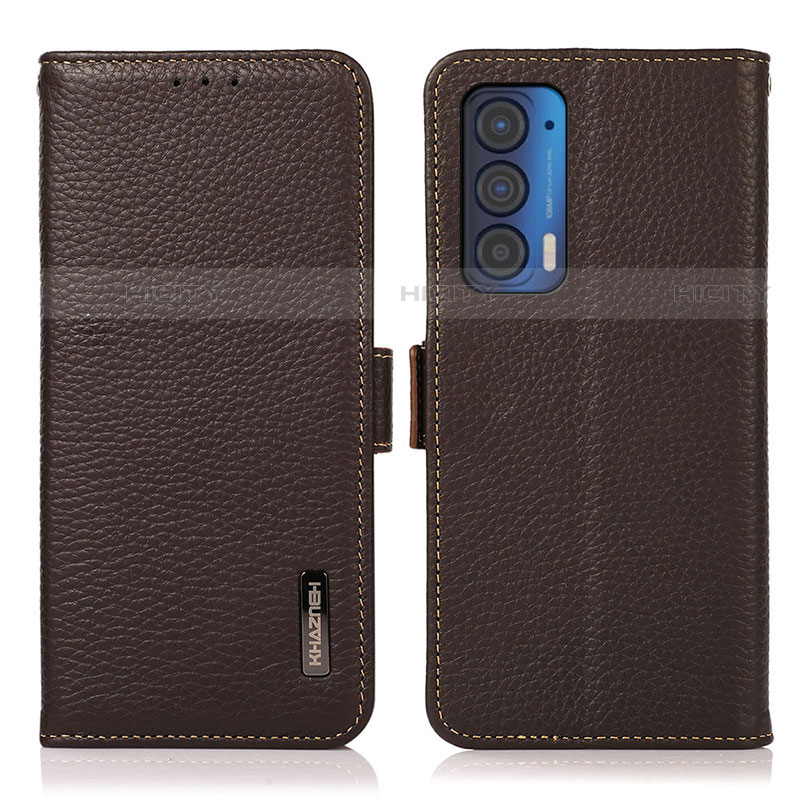 Funda de Cuero Cartera con Soporte Carcasa B03H para Motorola Moto Edge (2021) 5G