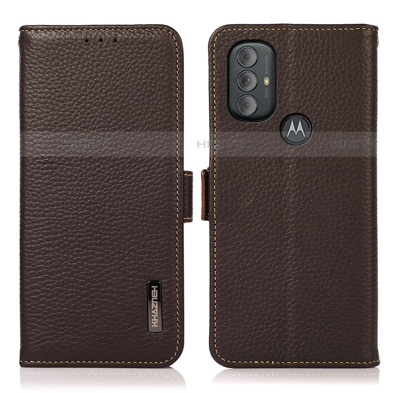 Funda de Cuero Cartera con Soporte Carcasa B03H para Motorola Moto G Play Gen 2