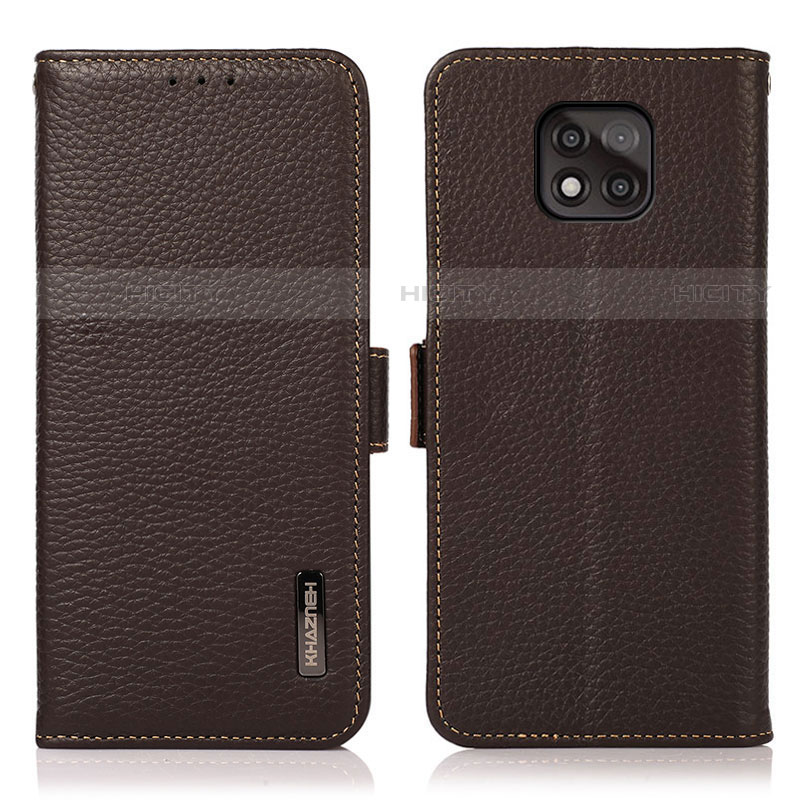 Funda de Cuero Cartera con Soporte Carcasa B03H para Motorola Moto G Power (2021)