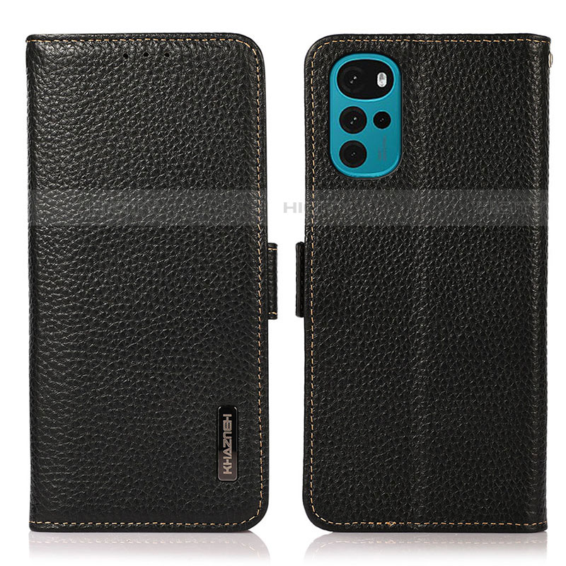 Funda de Cuero Cartera con Soporte Carcasa B03H para Motorola Moto G22