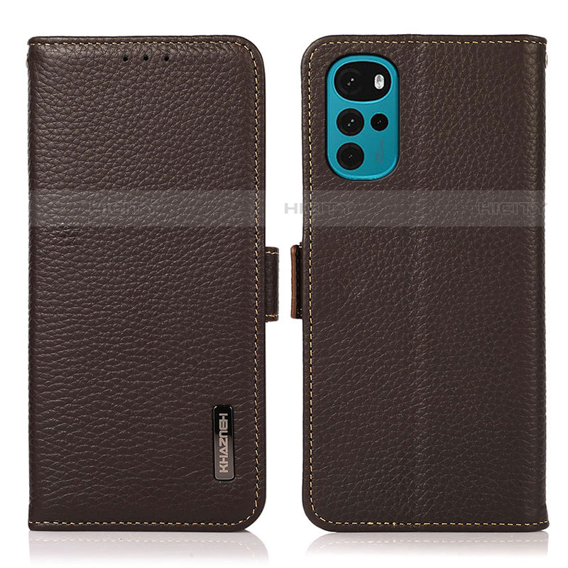 Funda de Cuero Cartera con Soporte Carcasa B03H para Motorola Moto G22