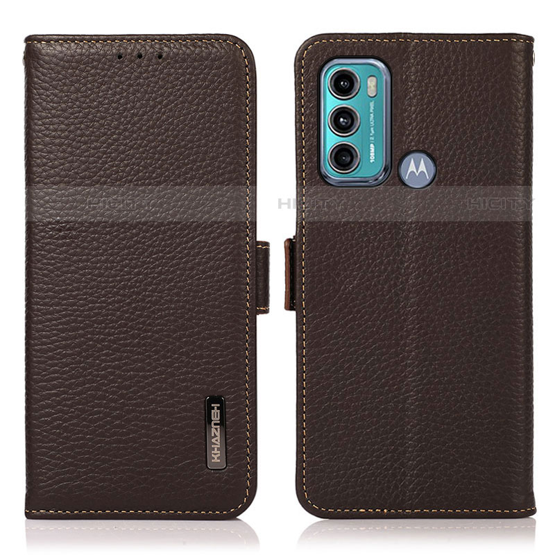 Funda de Cuero Cartera con Soporte Carcasa B03H para Motorola Moto G40 Fusion