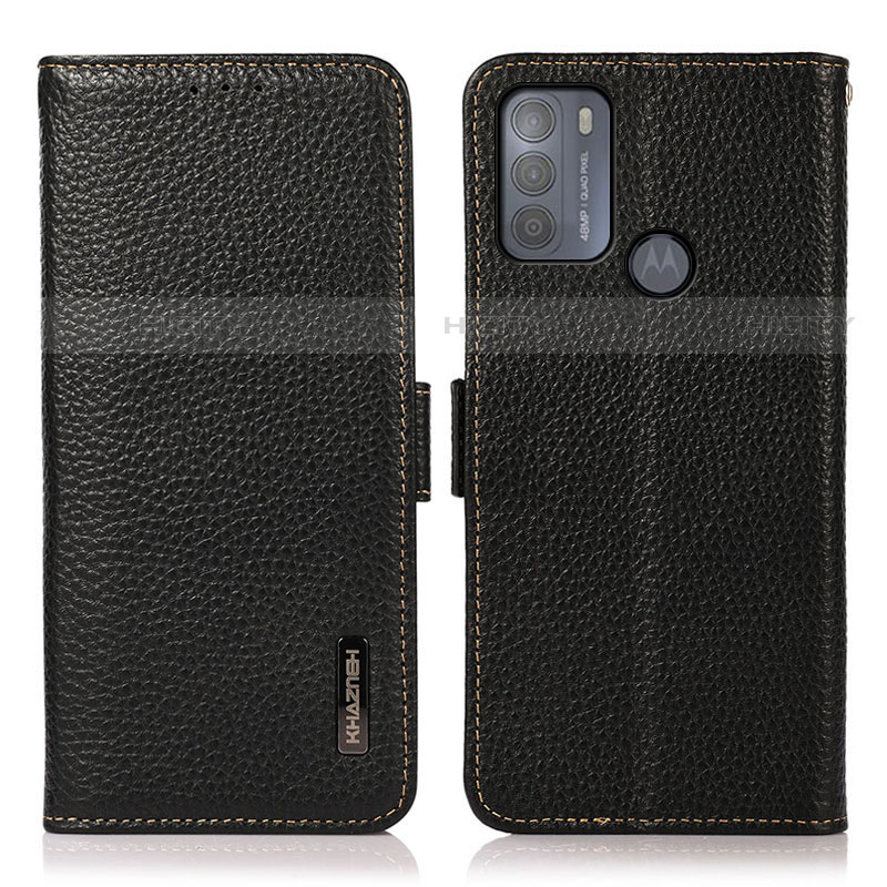 Funda de Cuero Cartera con Soporte Carcasa B03H para Motorola Moto G50