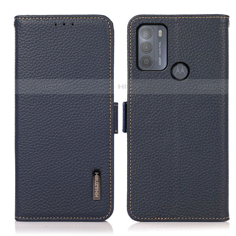 Funda de Cuero Cartera con Soporte Carcasa B03H para Motorola Moto G50