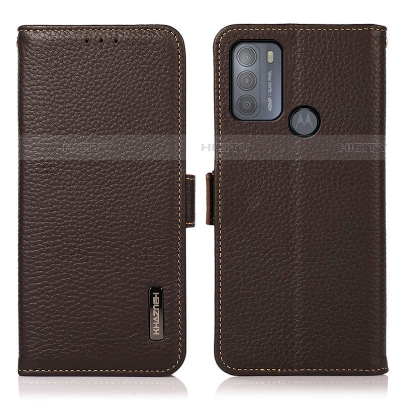 Funda de Cuero Cartera con Soporte Carcasa B03H para Motorola Moto G50