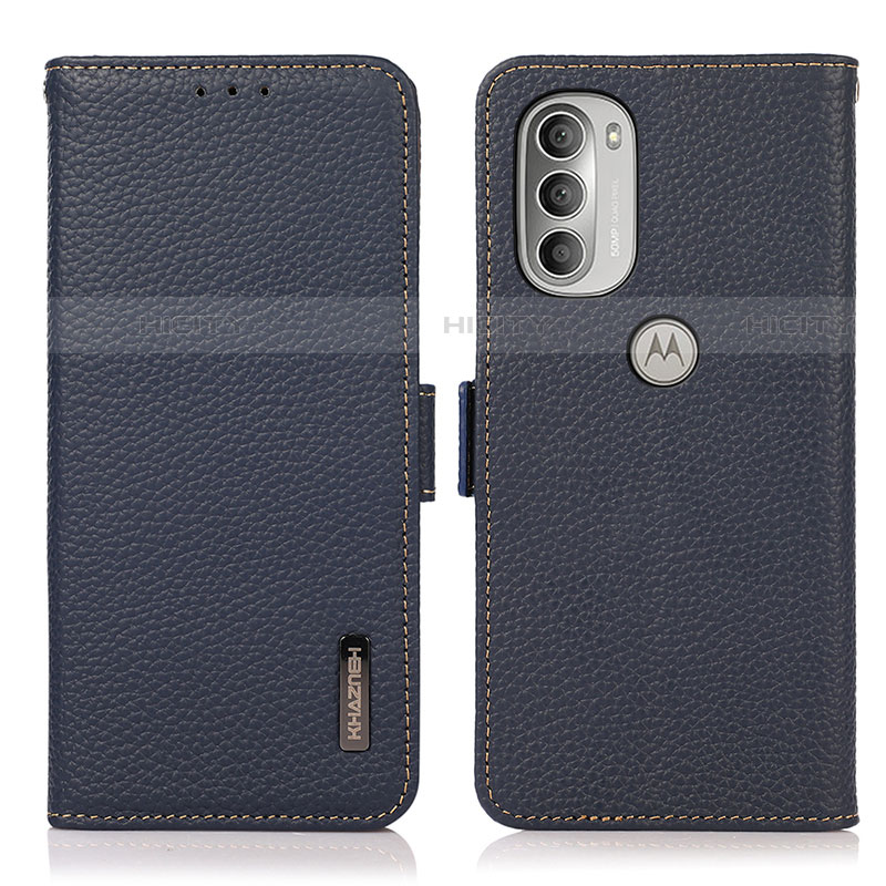 Funda de Cuero Cartera con Soporte Carcasa B03H para Motorola Moto G51 5G