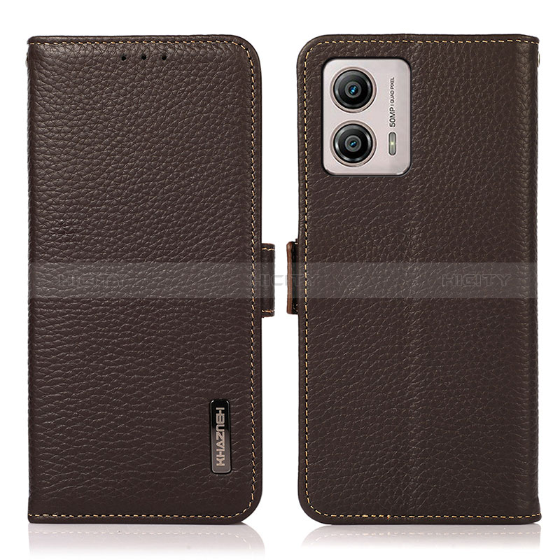 Funda de Cuero Cartera con Soporte Carcasa B03H para Motorola Moto G53 5G