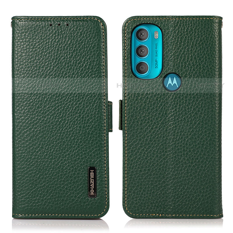 Funda de Cuero Cartera con Soporte Carcasa B03H para Motorola Moto G71 5G