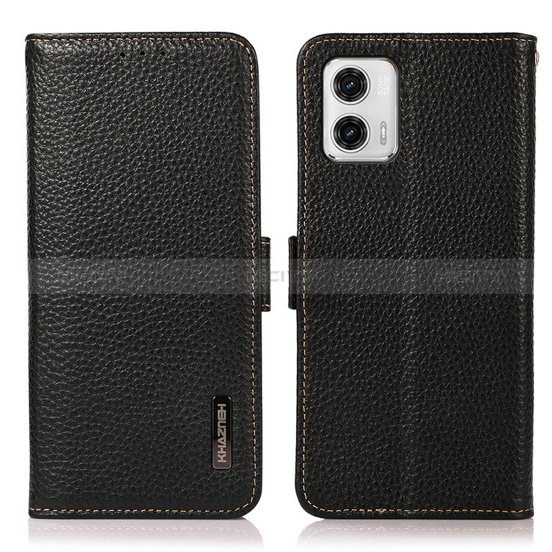 Funda de Cuero Cartera con Soporte Carcasa B03H para Motorola Moto G73 5G