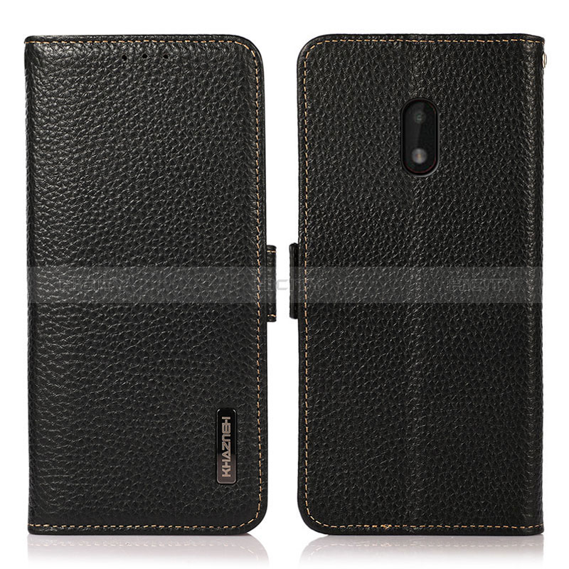 Funda de Cuero Cartera con Soporte Carcasa B03H para Nokia C01 Plus Negro