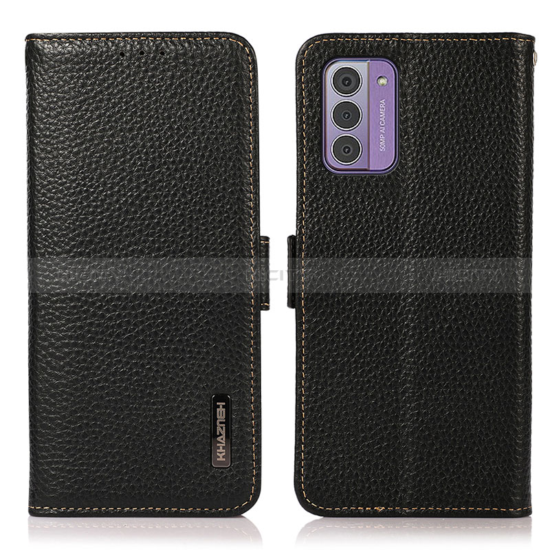 Funda de Cuero Cartera con Soporte Carcasa B03H para Nokia G42 5G Negro