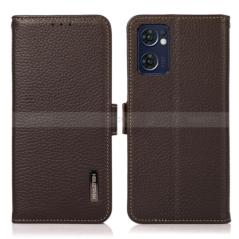 Funda de Cuero Cartera con Soporte Carcasa B03H para OnePlus Nord CE 2 5G