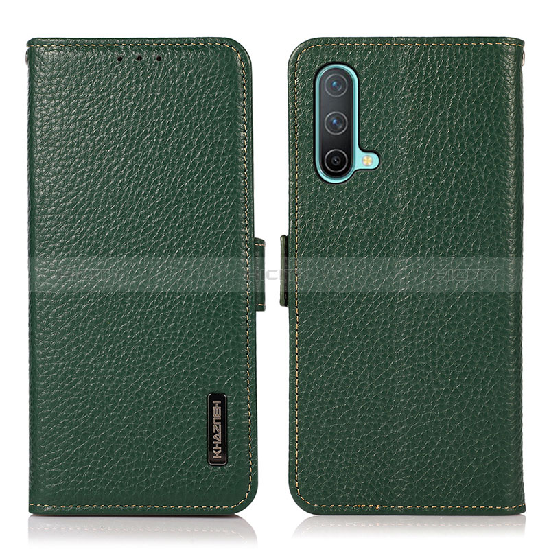 Funda de Cuero Cartera con Soporte Carcasa B03H para OnePlus Nord CE 5G