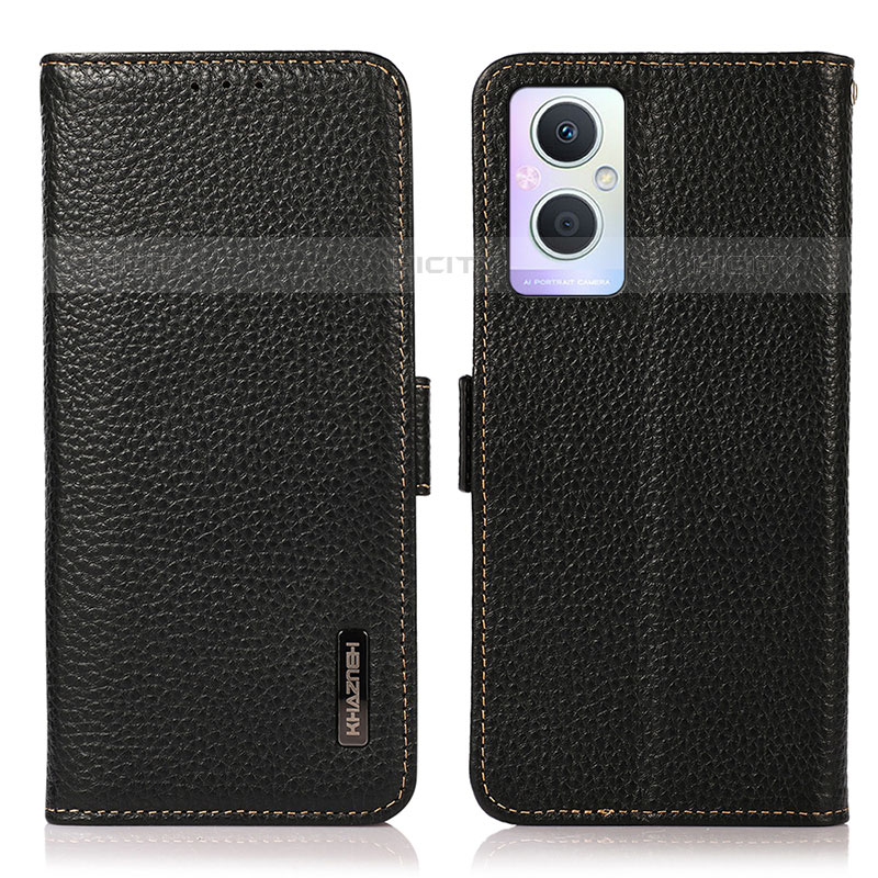 Funda de Cuero Cartera con Soporte Carcasa B03H para OnePlus Nord N20 5G Negro