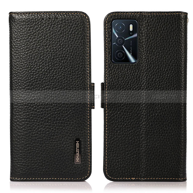 Funda de Cuero Cartera con Soporte Carcasa B03H para Oppo A16