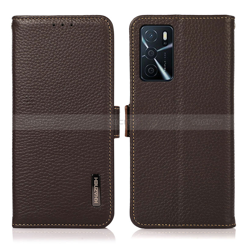 Funda de Cuero Cartera con Soporte Carcasa B03H para Oppo A16