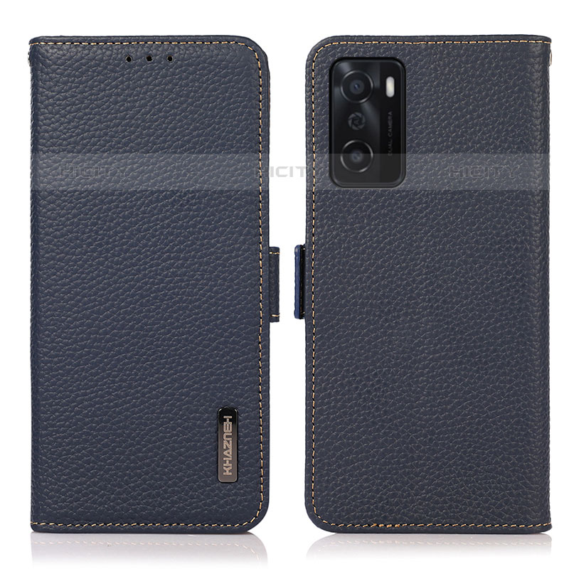 Funda de Cuero Cartera con Soporte Carcasa B03H para Oppo A55S 5G