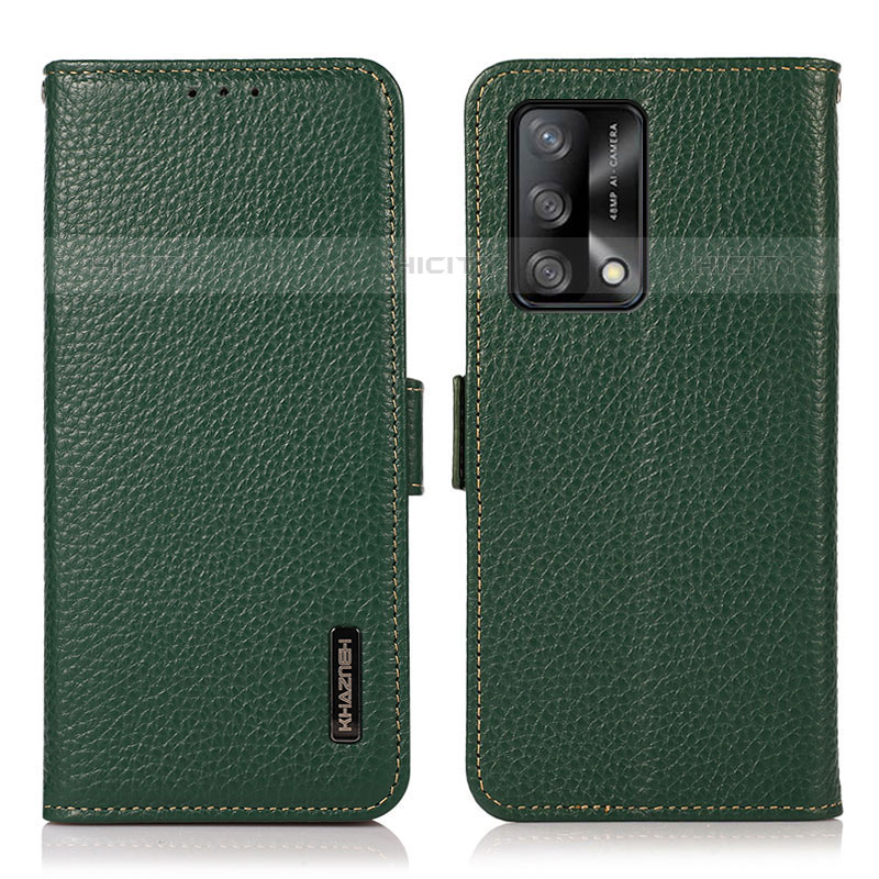 Funda de Cuero Cartera con Soporte Carcasa B03H para Oppo A74 4G