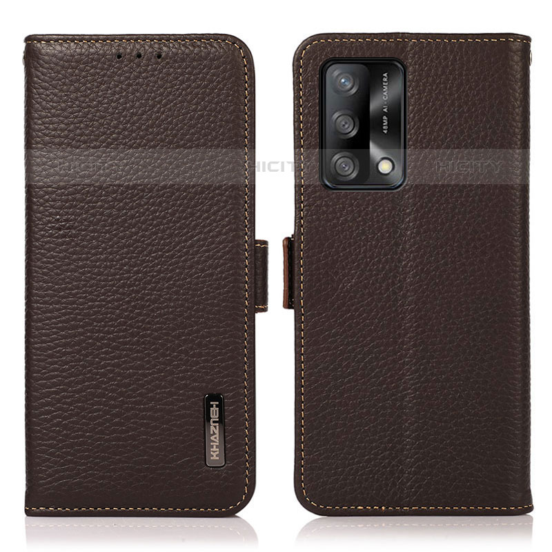 Funda de Cuero Cartera con Soporte Carcasa B03H para Oppo A74 4G