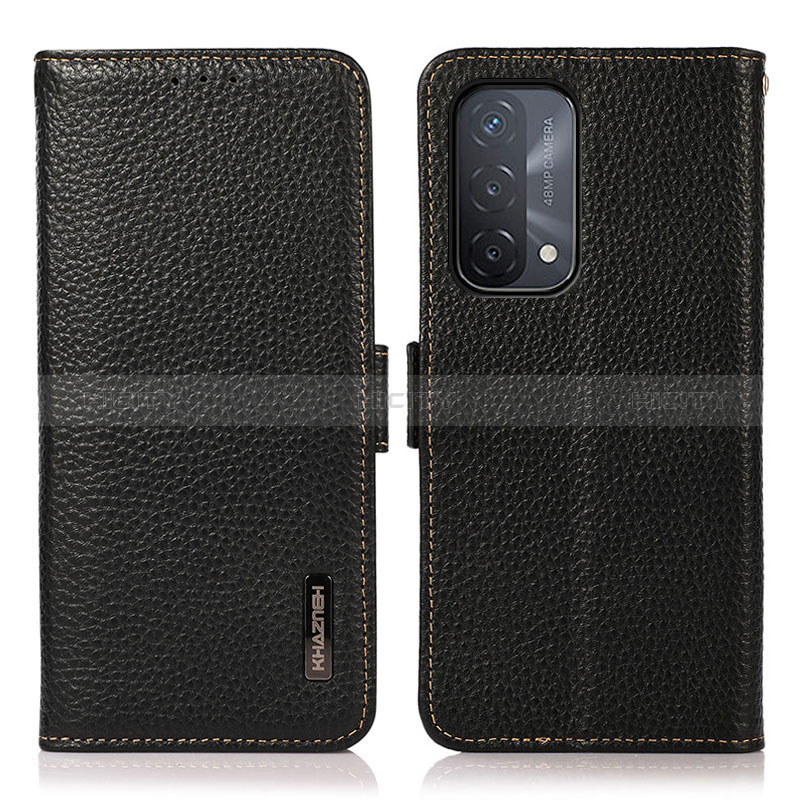 Funda de Cuero Cartera con Soporte Carcasa B03H para Oppo A74 5G