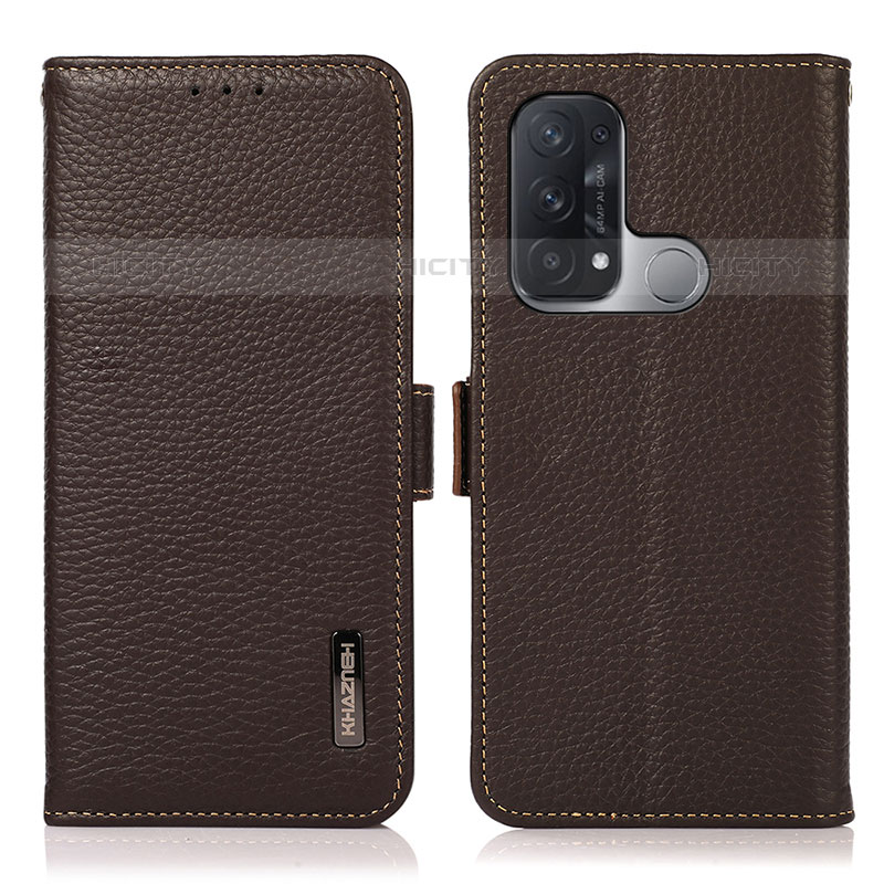 Funda de Cuero Cartera con Soporte Carcasa B03H para Oppo Reno5 A