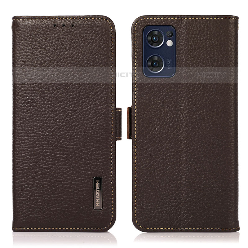 Funda de Cuero Cartera con Soporte Carcasa B03H para Oppo Reno7 5G