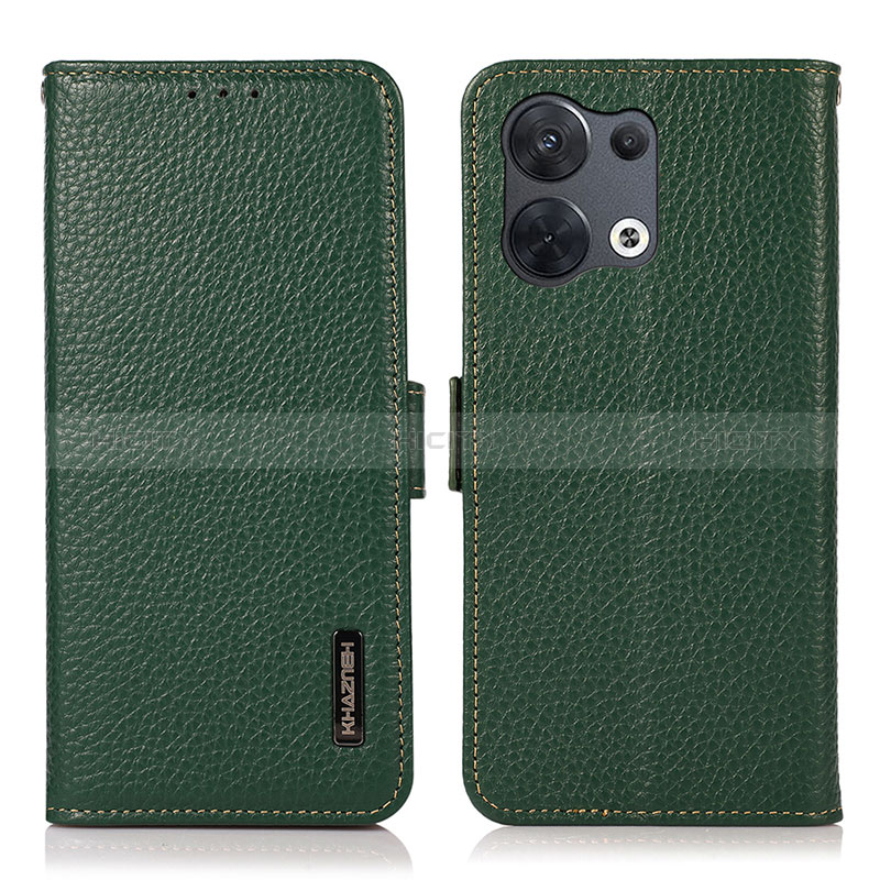 Funda de Cuero Cartera con Soporte Carcasa B03H para Oppo Reno9 Pro+ Plus 5G