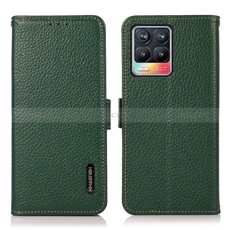 Funda de Cuero Cartera con Soporte Carcasa B03H para Realme 8 Pro