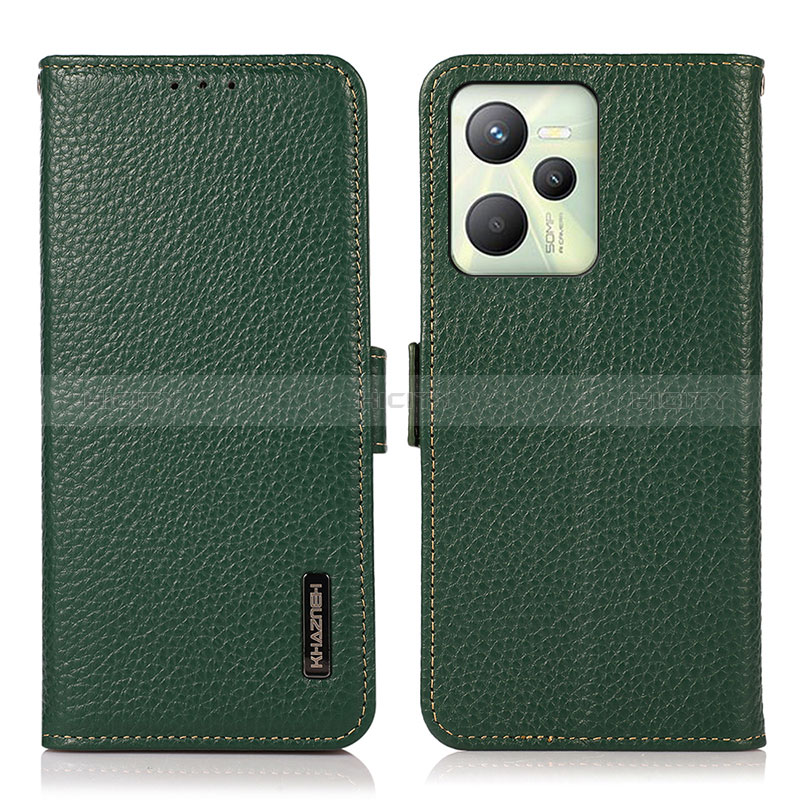 Funda de Cuero Cartera con Soporte Carcasa B03H para Realme C35