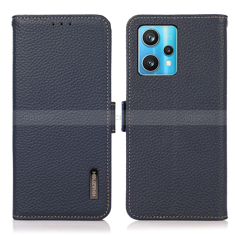 Funda de Cuero Cartera con Soporte Carcasa B03H para Realme Narzo 50 Pro 5G Azul