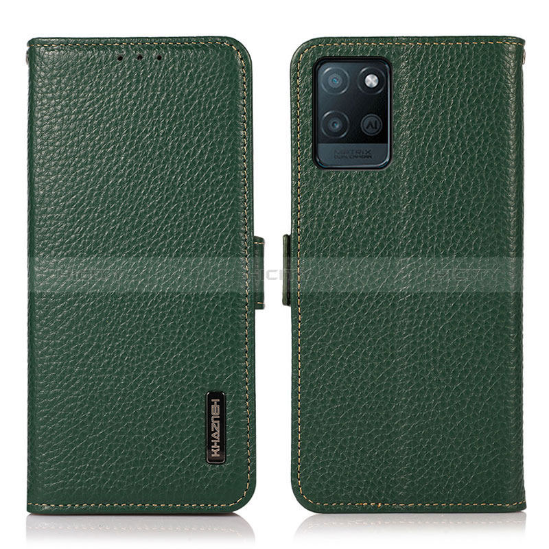 Funda de Cuero Cartera con Soporte Carcasa B03H para Realme V11 5G