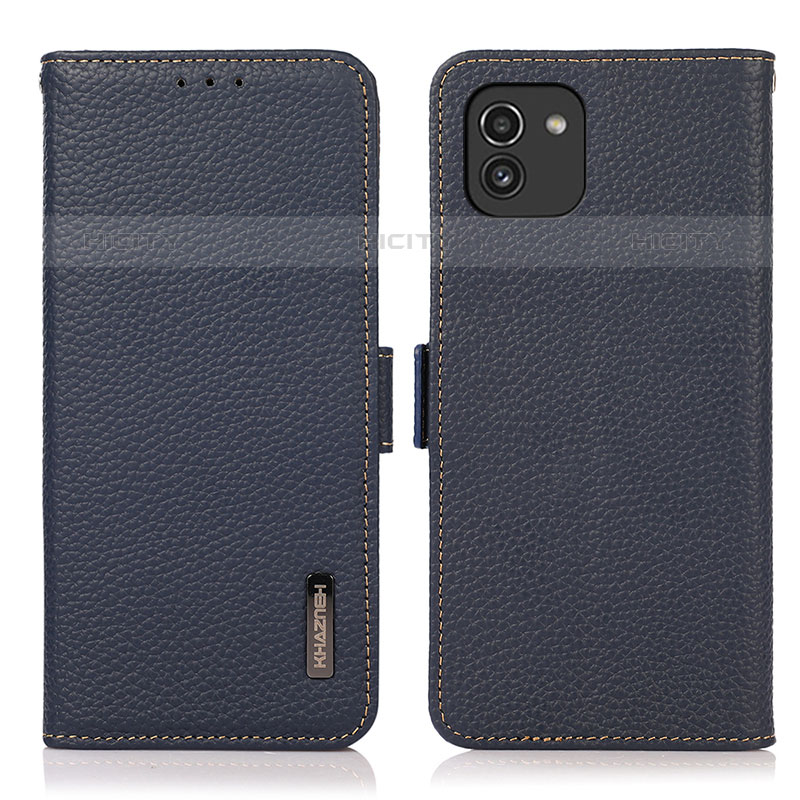 Funda de Cuero Cartera con Soporte Carcasa B03H para Samsung Galaxy A03