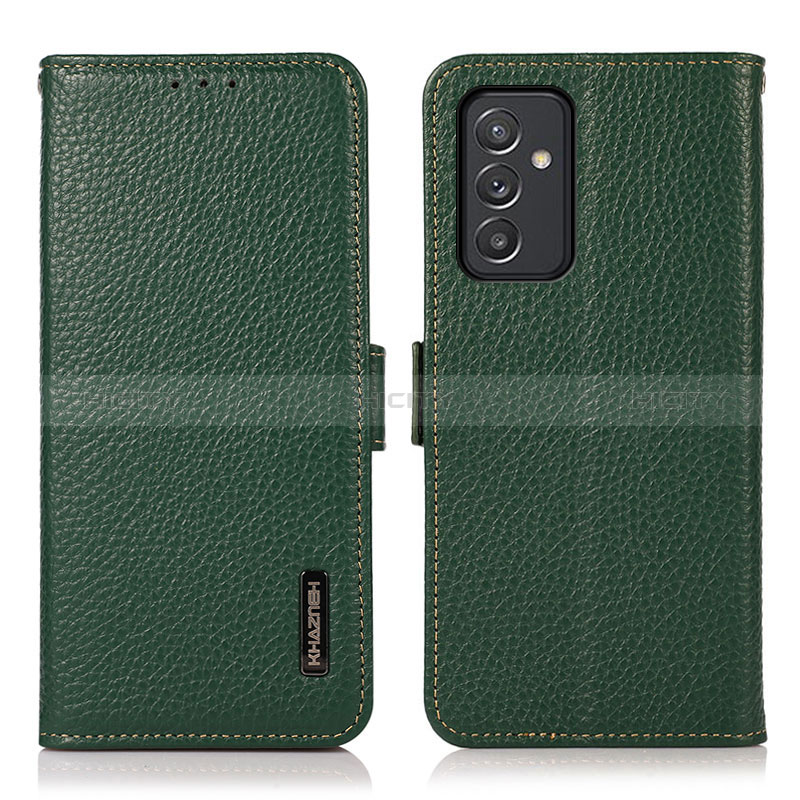 Funda de Cuero Cartera con Soporte Carcasa B03H para Samsung Galaxy A15 LTE Verde